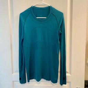 Lululemon Long Sleeve - Blue - Size 8 - Gently Used Good Condition